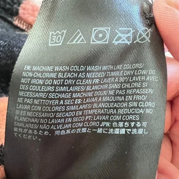 Volcom Womens Fleece Button Up Shirt Sherpa Jacket Black Floral Print Size S - Picture 11 of 11